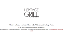 Tablet Screenshot of heritagegrillmetairie.com